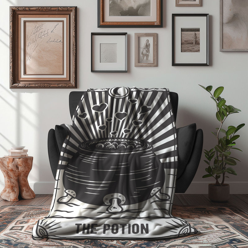  couverture de carte de tarot the Potion, L 50 po x L 60 po