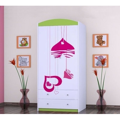 Cloutier 2 Door Wardrobe
