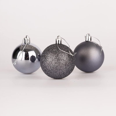 24 Pack Christmas Baubles Shatterproof Tree Decorations for Seasonal Decorating