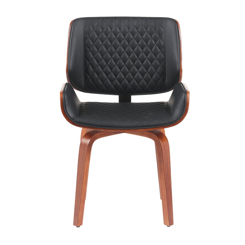 Chaise de salle à manger moderne Mid-Century, Noir