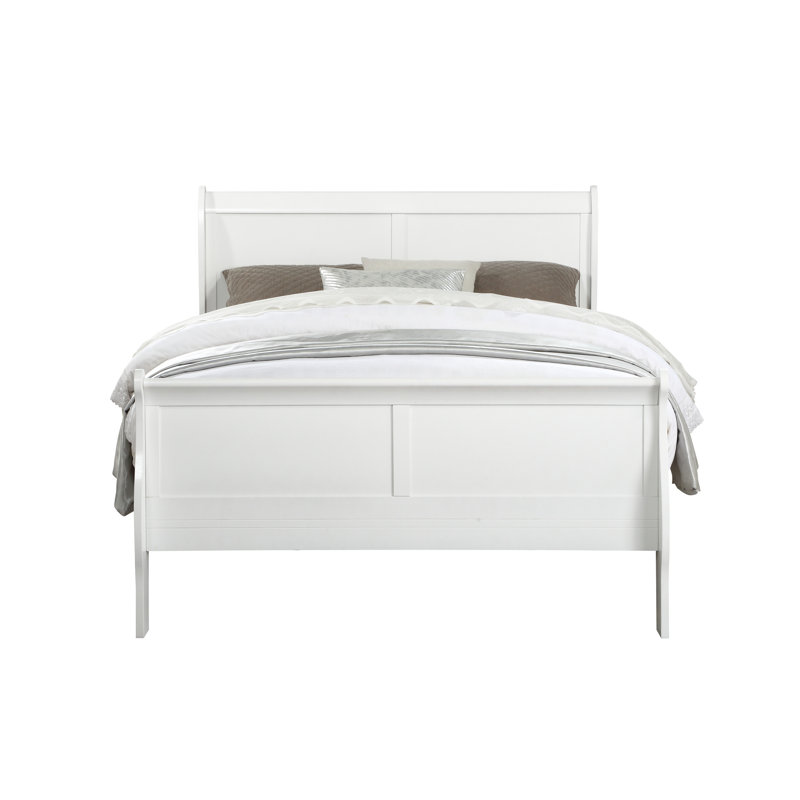 Lit simple blanc - respire la classe avec un tiroir de rangement pratique et une structure en bois avec compartiment en bois massif