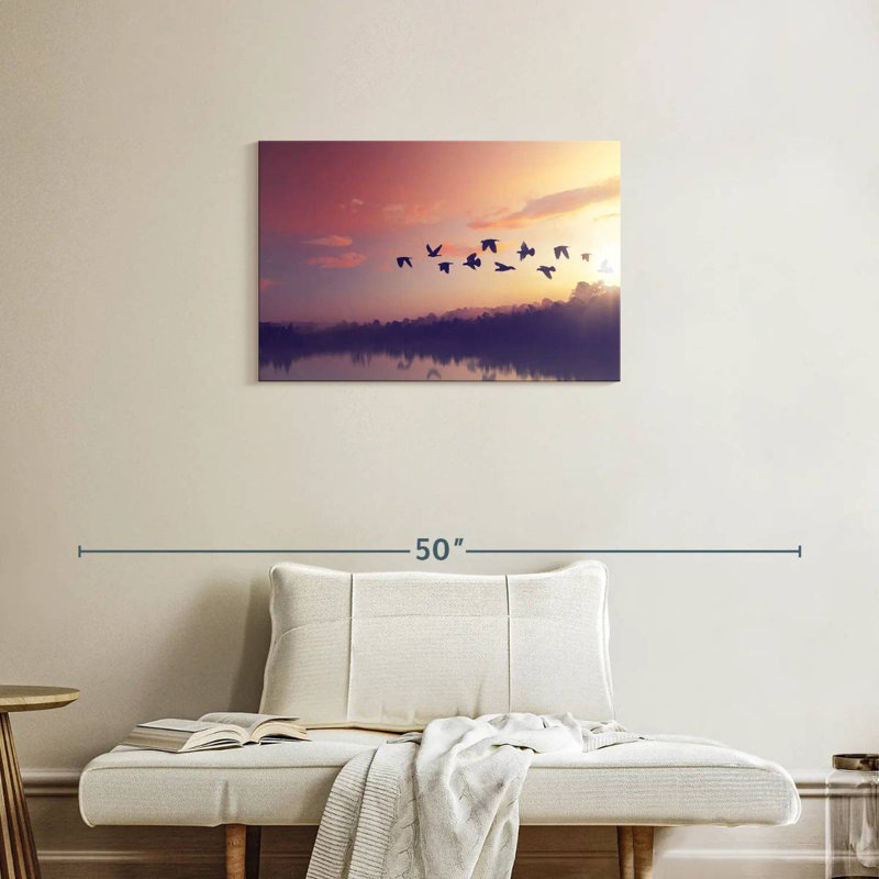 Brampt Birds Sunny Silhouette, 20" H x 30" W
