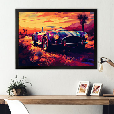 Rupakus " Blue And Pink Artistic Portrayals Of Muscle Cars "