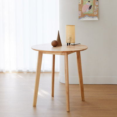 Round Solid Wood Dining Table