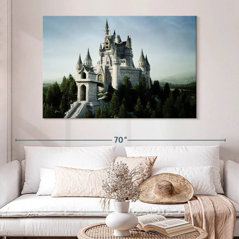 Château de conte de fées Lilie, H 34 po x l 51 po