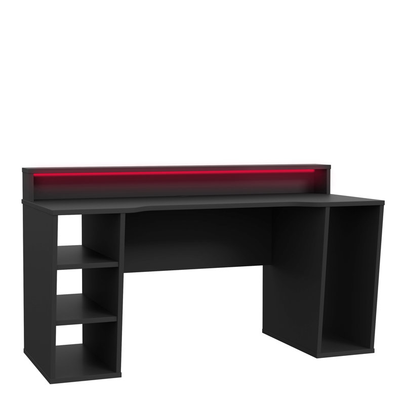 Billat Computer Desk, Black