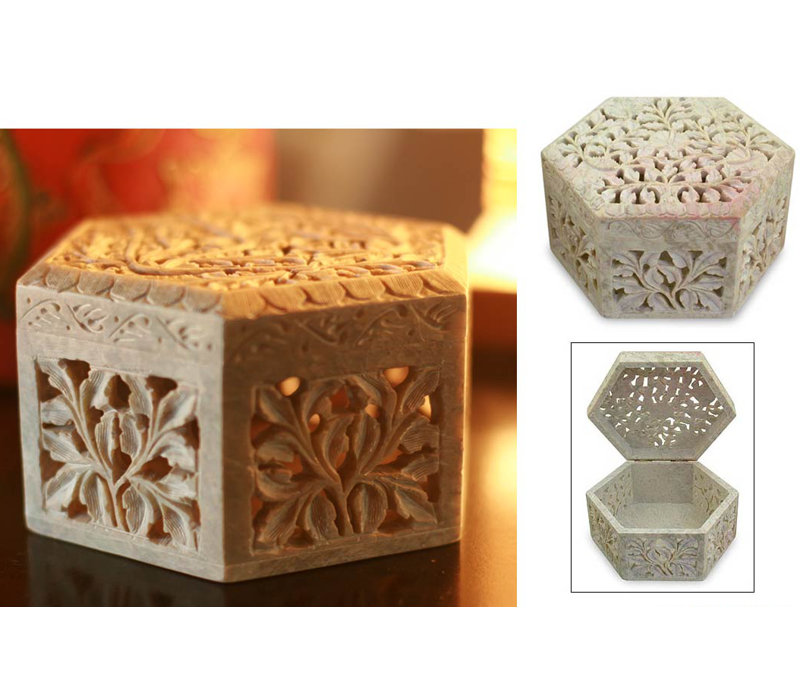 Boîte à bijoux "white jasmine"