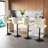 Pet-Friendly Adjustable Height Swivel Bar Stool with Back, Scratch-Resistant Tech Fabric, Footrest and Black Metal Base – Durable Bar Chair for Kitchen Island, Dining Bar, Cat & Dog Owners-377642016-370127099