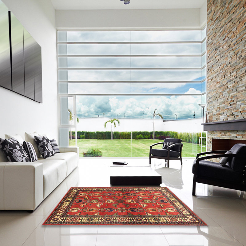 Southwestern Indoor Rug, Square 3'