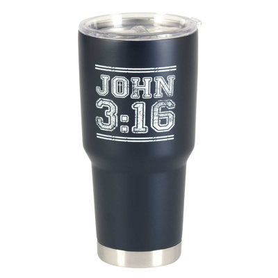 Dicksons Inc 30oz. Double Wall Insulated Stainless Steel Travel Tumbler