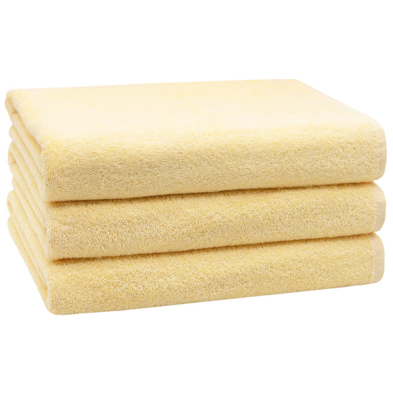 Midweight Bath Towel, Yellow