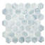 Carreau de mosaïque en verre Eterna Big Hex 2 po x 2 po-131483583
