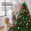 Arbre de Noël artificiel vert facile à installer - support inclus-1418092182