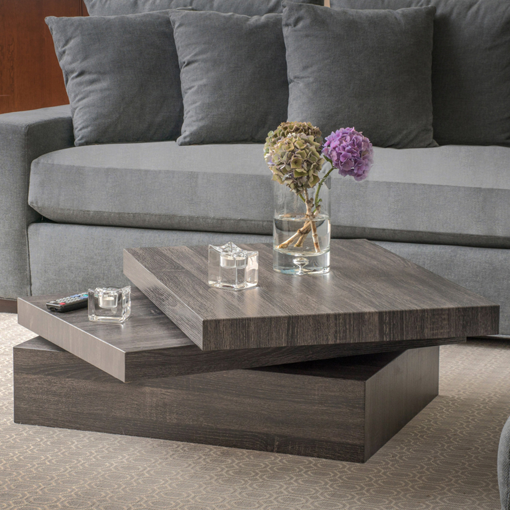 Latitude Run® Modernesque Rotating Coffee Table 1 - Wayfair Canada