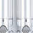 Gray Heavy Duty Plastic Three Chamber Wall Mount Soap Dispenser
