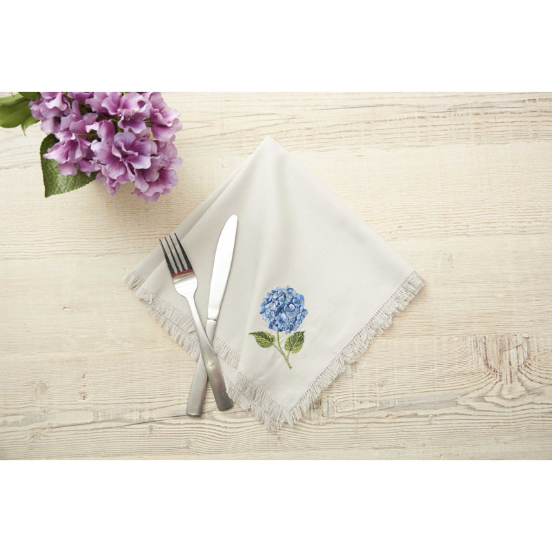 Summer Hydrangea Napkins Set of 4