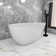 55'' x 28.35'' Freestanding Soaking Acrylic Bathtub