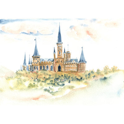 Whimsical Castle 2 - Wrapped Canvas Art Prints