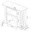 Buffet avec roulettes 43,31 po Milan