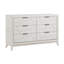 Commode de finition blanche antique avec tiroirs de rangement