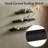  Scallop Floating Wall Shelf Set of 3, Wood Picture Ledge Shelves with Lip, Decorative Shabby Chic Wall Shelves for Nursery, Gallery, Bathroom & Living Room Decor-74533593-74533592