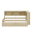 Lit de jour simple avec 2 tiroirs de rangement et ports USB-1336393472