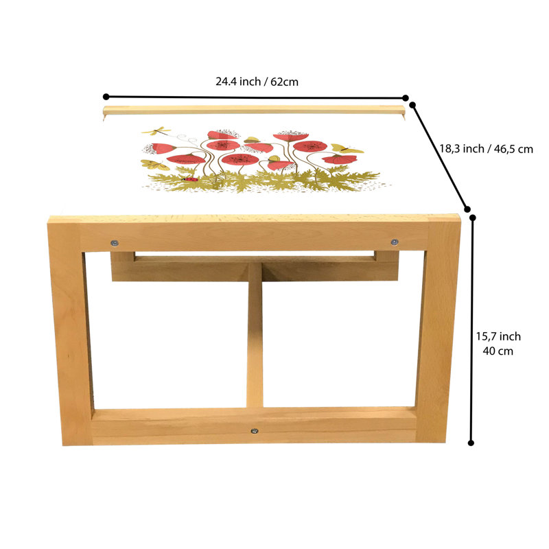 Jakare Sled Coffee Table, 62cm H x 46cm W x 40cm D