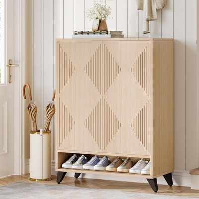 24 Pair Shoe Storage Cabinet