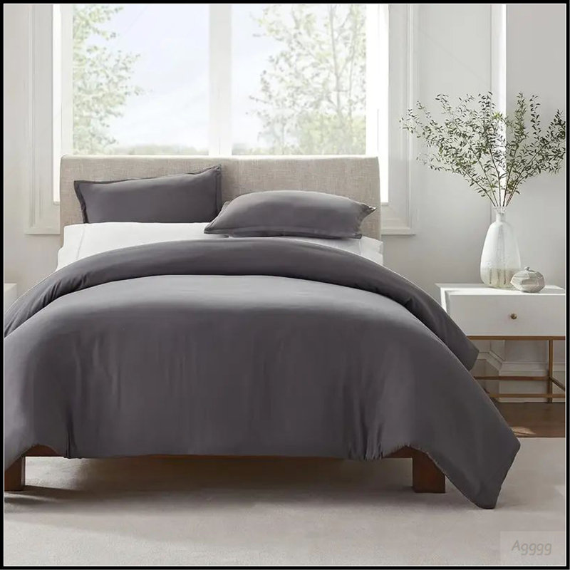 Housse de couette Serta Simply Clean, Housse de couette pour très grand lit, Marine