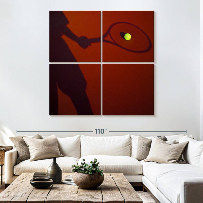 Sirci tennis amateur, H 74 po x l 74 po