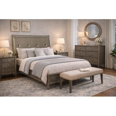 Ping Vegan Leather Bed
