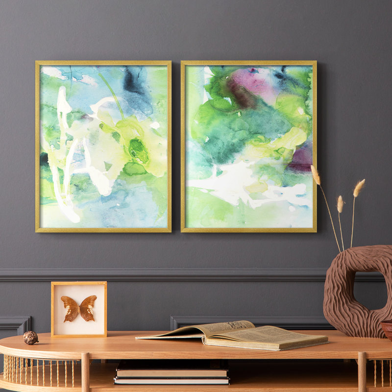 «Rising Above III», reproduction encadrée de qualité supérieure - prête à être accrochée - aucun clou requis - aucun clou requis