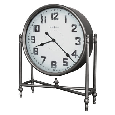 Modern & Contemporary Stainless Steel Quartz movement / Crystal Tabletop Clock