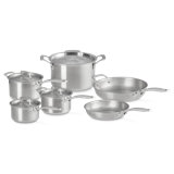 Le Creuset Essential Stainless Steel 10Pc. Cookware Set