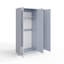 Brendle 3 Door Mirror Wardrobe - High Gloss Finish, Soft Close Doors, Full-Length Mirror, Polished Metal Handles-1251823676