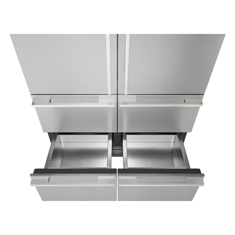 48" Built-in Transitional French Door Refrigerator