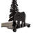 15" High Lone Bear Accent Lamp