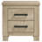 2-Drawer Nightstand Bedside Table