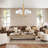6 - Light Glass Bubble Dimmable Sputnik Sphere Chandelier