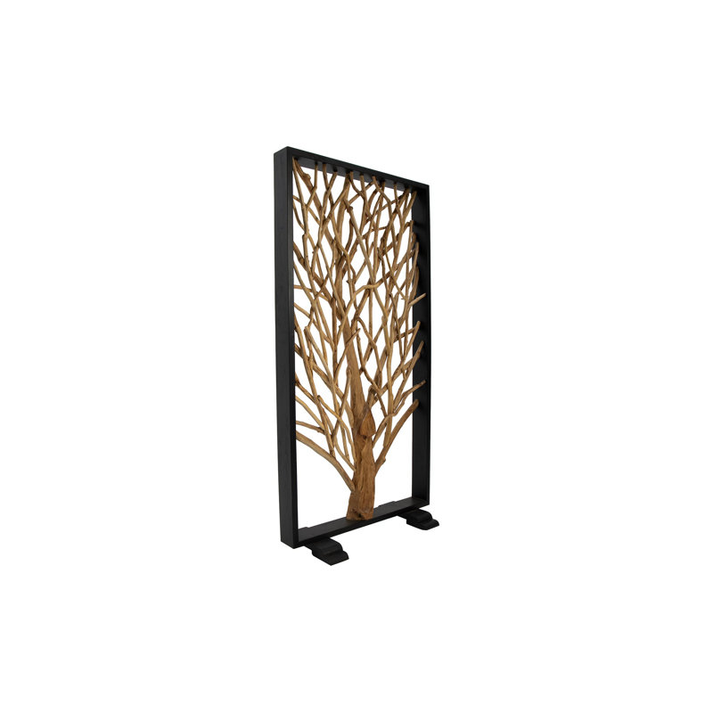 Teak Wood Branch Abstract Floor Stand