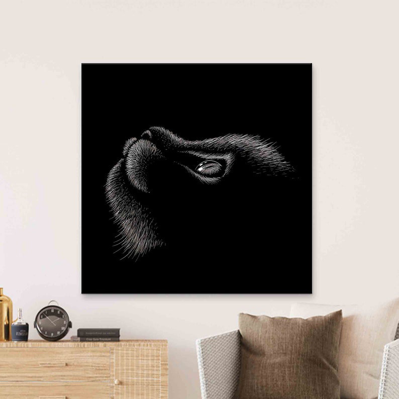 Print on Canvas, 20 cm H x 20 cm W, Does Not Apply, Wrapped Canvas