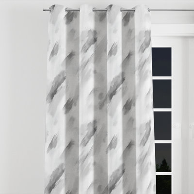 Modern Window curtains - Abstract Azize Grommet Curtain - 1 Panel