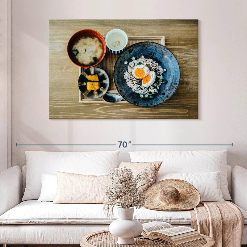 Repas japonais Yarlin, H 32 po x l 48 po