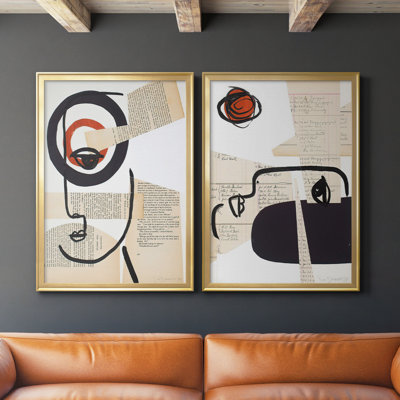 " Faces Of A Century I " 2 - Pieces