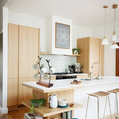 Keyanda 7'' W Solid Wood Shelving Unit