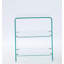 Table d'appoint 2 couches en verre trempé, table de canapé en verre transparent