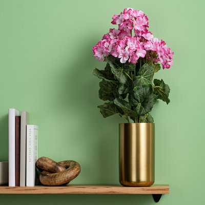 19.5" Artificial Geranium Bush