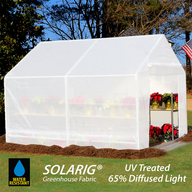 King Canopy 10ft x 10ft Steel Frame Greenhouse with Ripstop Cover