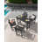 5-Piece HDPE Patio Bar Set, Rectangular Bar Height Table And 4 Adirondack Bar Chairs, All-Season Outdoor Bar Stools Set, Outdoor Bar Table And Chairs Set For Outside, Balcony, Deck-2044217674