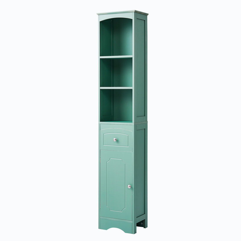 Garde-manger de 67 po Kieger, garde-manger, grande armoire décorative, armoire de rangement, Vert